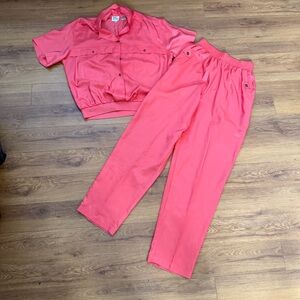 Vintage Coral Wind Suit